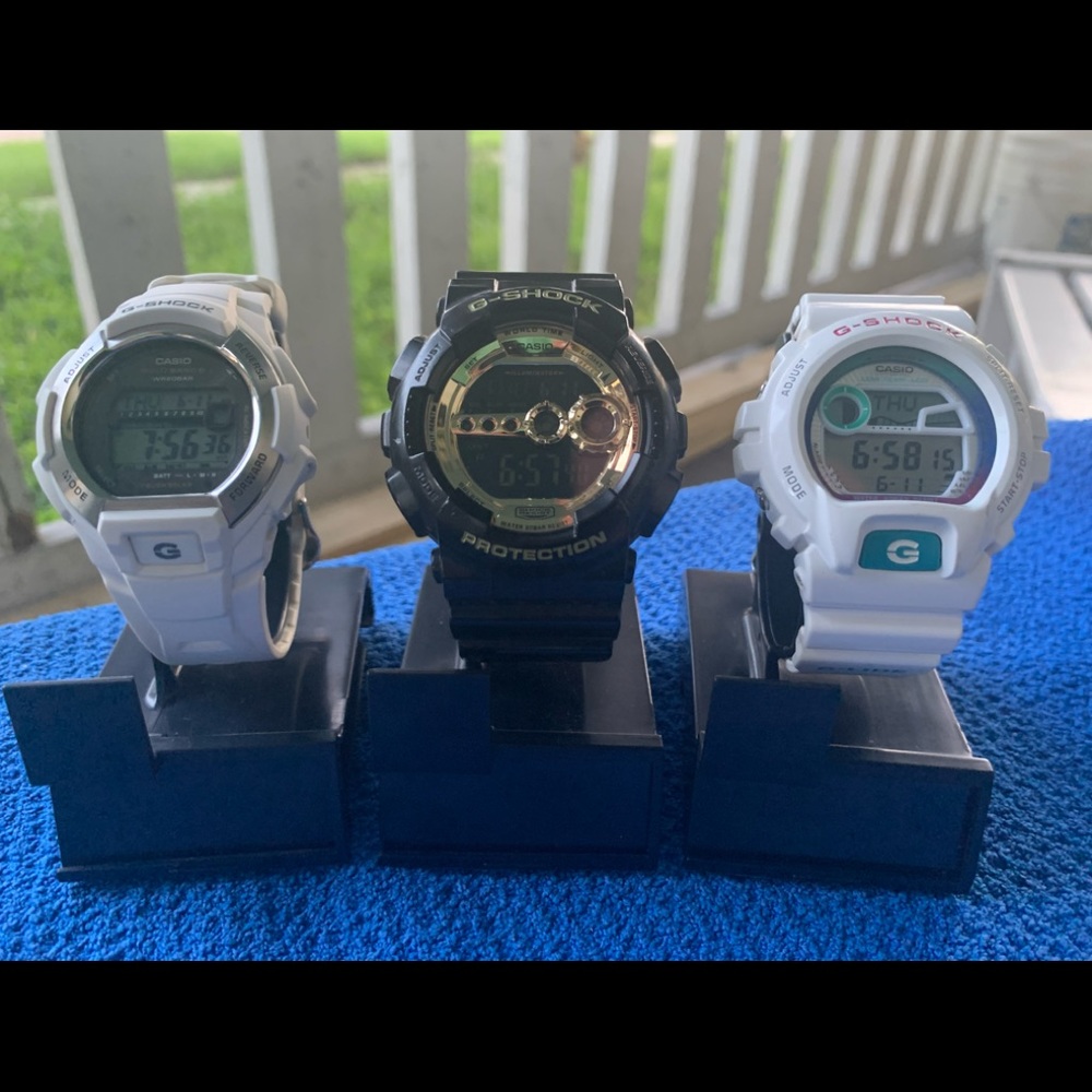 Lot of 3 G-SHOCK Watches